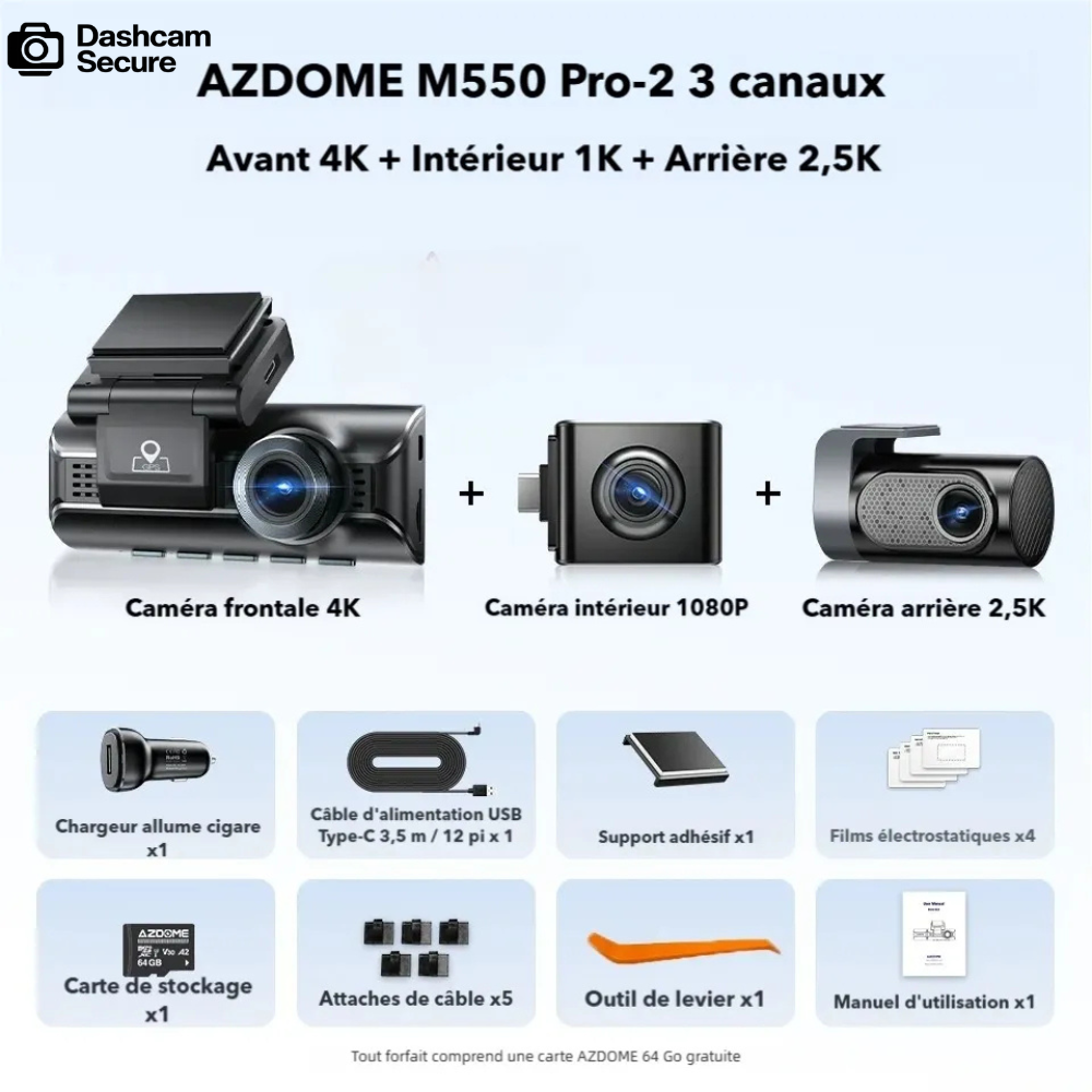 Dashcam 4K UHD