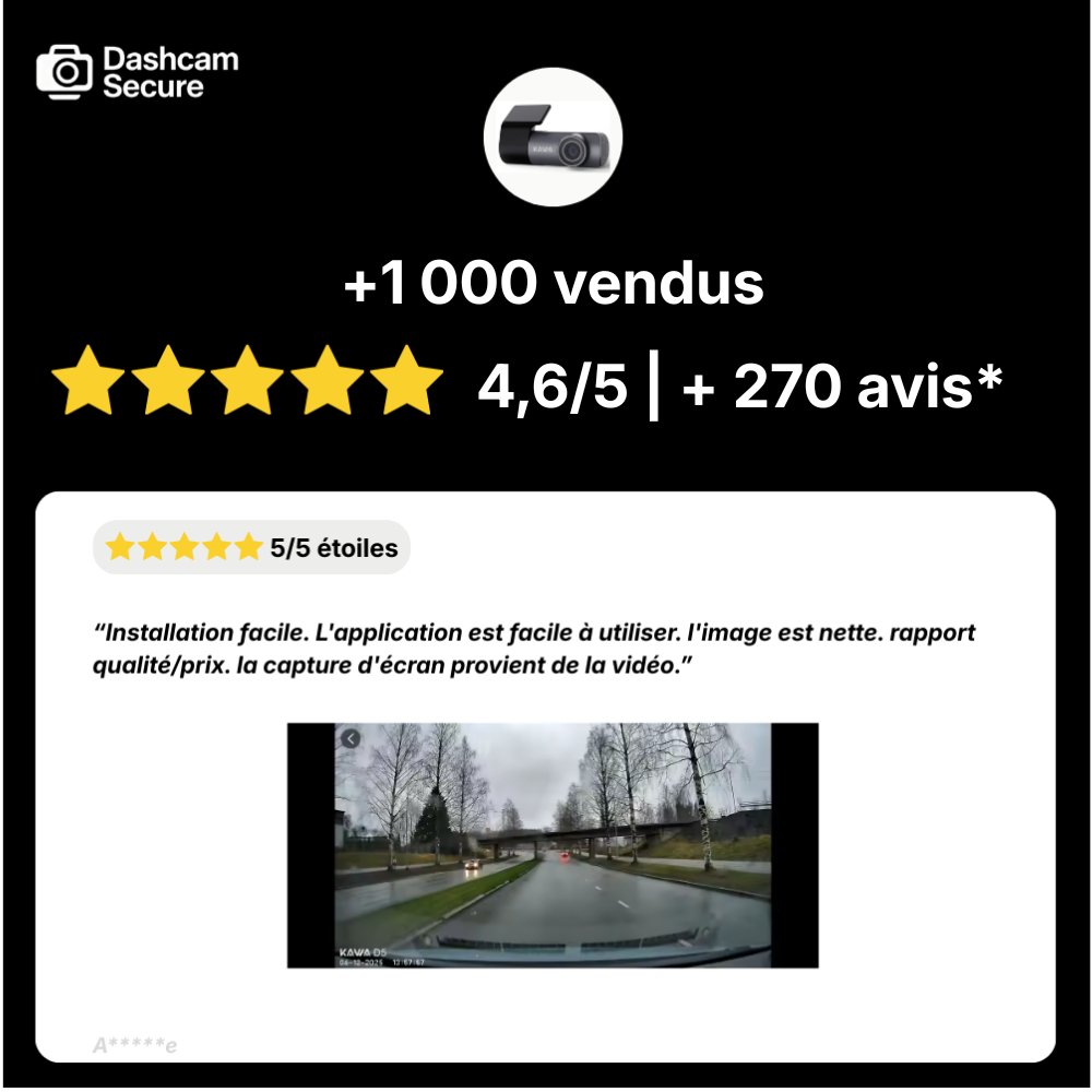 Dashcam discrète Phantom