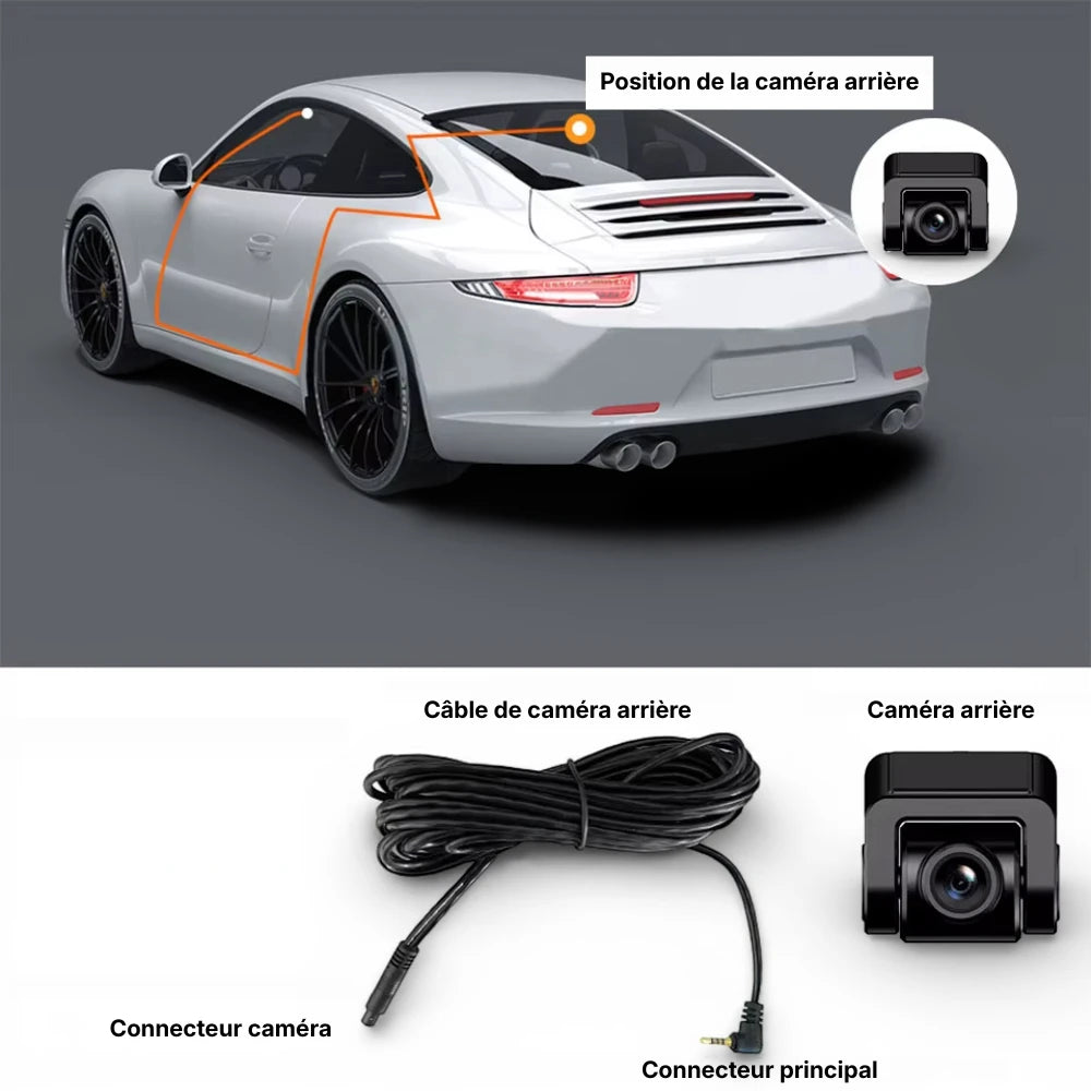 1) Dashcam sans fil 4K - Dashcam Secure