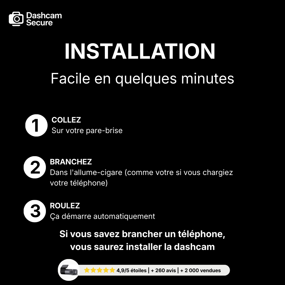 Dashcam discrète Noctis