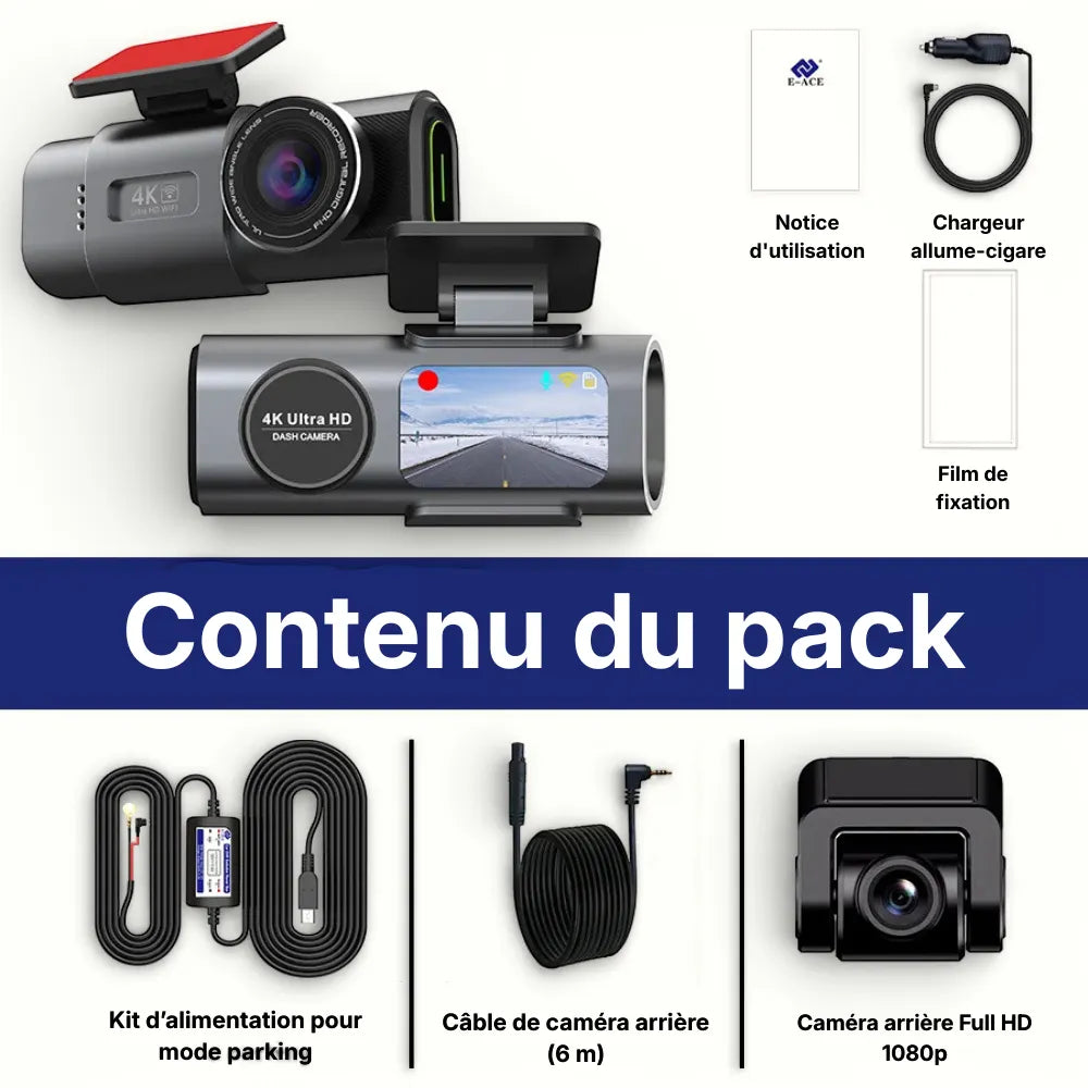 50) Dashcam 4K GPS - Dashcam Secure
