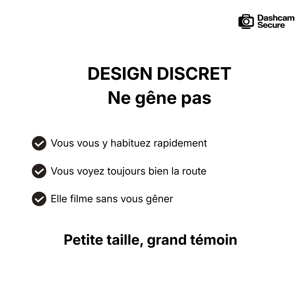 Dashcam discrète Phantom