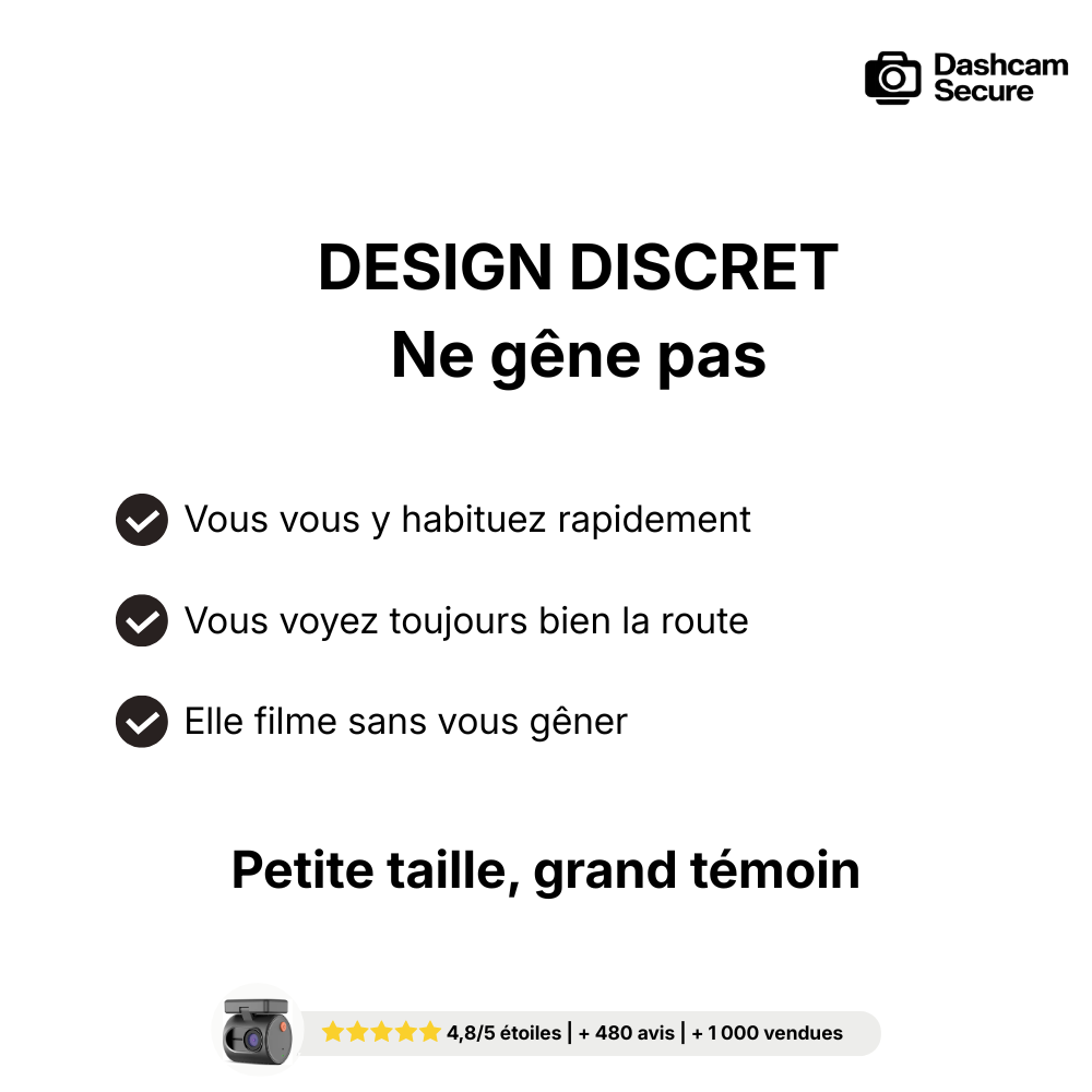 Dashcam discrète Noctis
