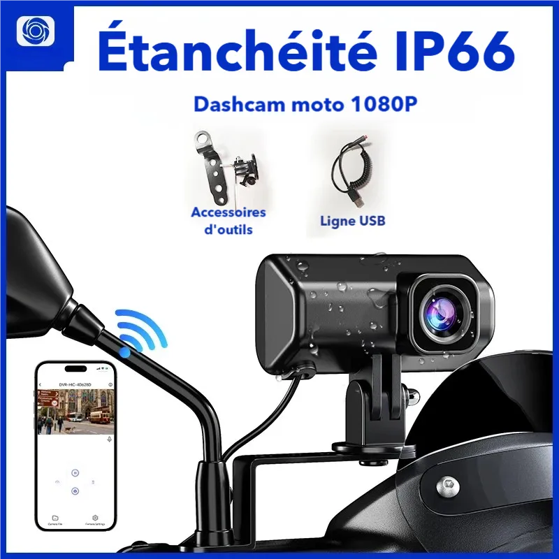 44) Dashcam guidon - Dashcam Secure