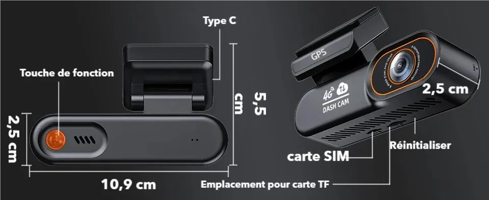 45) Dashcam camion 24v - Dashcam Secure