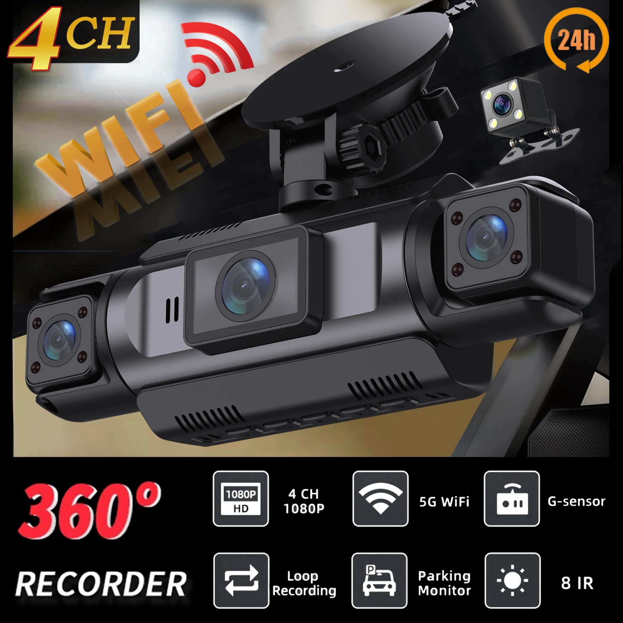 49) Dashcam 360 camping car - Dashcam Secure